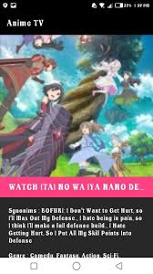 This app does not work when try to watch anime it does not work at all. Animetv 2020 For Android Apk Download