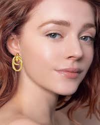 Amazon.com: Tyluzem Gold Drop Dangle Earrings for Women Gold Geometric Drop  Dangle Earrings for Women Dainty Vintage Twist Post Earrings Jewelry :  Clothing, Shoes & Jewelry