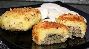 Potato Zrazy Ukraine National Cuisine Recipes Pictures Info Recipe Recipes Cuisine Recipes Ukrainian Recipes
