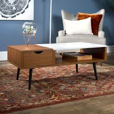 Booker Acorn And Faux Marble Coffee Table By Bellamy Studios Walmart Com Faux Marble Coffee Table Coffee Table Marble Tables Living Room