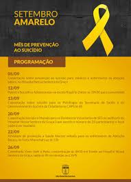 Programação da campanha Setembro Amarelo | Prefeitura de São Francisco do  Sul