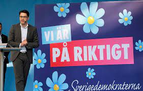 Politics of sweden political parties elections. File Almedalsveckan Sverigedemokraterna Jimmie Akesson 20140701 0060 14550451291 Jpg Wikimedia Commons