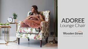 For see more designs visit our website 34,999.00. Living Room Lounge Chair Adoree Lounge Chair Rose Vineyard By Wooden Street Youtube