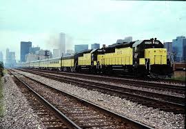 Cnw Gp 50 S With Business Train Chicago Train Business Training Train Tracks