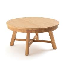 With such a huge inventory, we may have something similar that will fit your space. Zebarn Round Solid Oak Coffee Table Oak La Redoute Interieurs La Redoute