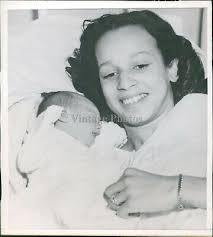 1944 Photo Child Lynette Panganiban Wife Joseph Berkeley Ca Boy Baby 6X6  Vintage