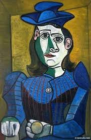 The faceted planes of her body and the richly layered surface of brushstrokes impart a monumental and sculptural quality to this portrait. 140 Picasso Ideen Pablo Picasso Picasso Kunst Picasso