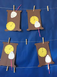 Hickory Dickory Dock The Mouse Is On The Clock Hickory Dickory Dock Mouse Went Up The Clock So Cute Art Project For Toddlers Nursery Rhyme Crafts Nursery Rhymes Activities Nursery Rhymes Preschool Crafts
