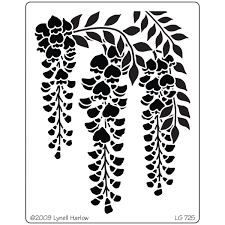 Dreamweaver Metal Stencil Wisteria Stencil Patterns Flower Stencil Stencil Designs