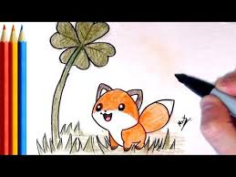 Are you looking for the best images of red fox drawing? How To Draw Cute Fox Looking At Plant Step By Step Tutorial Youtube