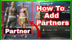 How To Add Partner Or Buddy In Pubg Mobile Youtube