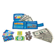 The base of the wallet will be made of just four cards. Amazon Com Melissa Doug Pretend To Spend Toy Wallet With Play Money And Cards 45 Pcs Toy Toys Games