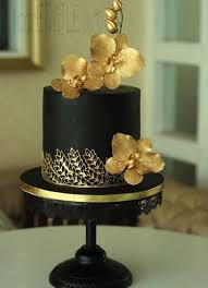 Elegant 50th Birthday Cake Ideas For Women Gold Orchid Cake Elegant Birthday Cakes Birthday Cake For Women Elegant 50th Birthday Cake For Women