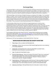 We did not find results for: The Concept Paper The Concept Paper Is A Brief Summary Of Your