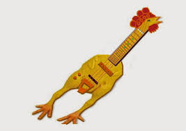 Well Well Well What Could Be Better Than A Rubber Chicken Guitar Rubber Chicken Tenor Guitar Rubber