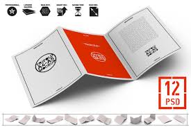 Download Bifold Brochure Mockup Psd Free Mockups Psd Template Design Assets PSD Mockup Templates