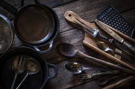 old kitchen utensils: how to reuse them