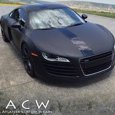 Vinyl wraps, chrome car wraps, and vinyl decals generate between 30,000 and 70,000 impressions per day. This Audi R8 Is A Beauty Wrapped In 3m Matte Deep Black Gloss Black Thx Atlanta Custom Wraps Atlantacustomwraps Com Car Wrap Truck Wrap Wrap Cars