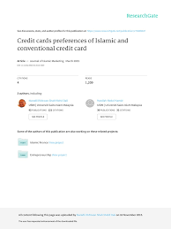 In other words, you can overcome this situation by giving invalid card information to a. Preference Of Islamic Conventional Credit Card Credit Card Banks