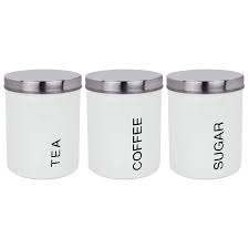 We did not find results for: Harbour Housewares 3 Piece Contemporary Tea Coffee Sugar Canister Set Steel Kitchen Storage Caddy With Rubber Seal White 10cm Buy Online In Panama At Desertcart Com Pa Productid 49096762
