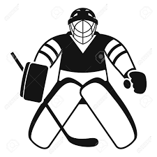 Depicted in full profile on all fours facing left, with a long tail, its distinctive stripes, and, on some platforms, white patches. Eishockey Torhuter Symbol Einfache Abbildung Von Hockey Tormann Vektor Symbol Fur Web Lizenzfrei Nutzbare Vektorgrafiken Clip Arts Illustrationen Image 67675947