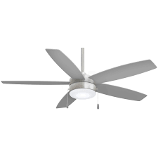 Integrated led indoor/outdoor oil rubbed bronze smart ceiling fan with light kit and remote control. Airetor 52in Led Ceiling Fan By Minka Aire F673l Bn Sl