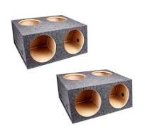 Amazon.com: Q Power 4 Hole 12 Inch Sealed Divided Speaker ...