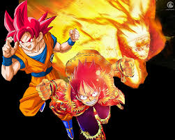 Mi mundo el anime :d Goku Naruto And Luffy Anime Dragon Ball Super Anime Crossover Naruto Wallpaper