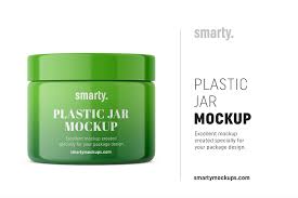 Plastic Jar Mockup Plastic Jars Mockup Jar