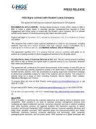 We offer private student loans to students belonging to mumbai, bangalore, and hyderabad, pune, delhi etc. Hgs Signs Contract With Student Loans Company Company Update Employment Innovation