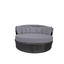 We have australia's largest site for outdoor daybeds, from retailers in brisbane, sydney, melbourne and. Wd Patio Tao Ii Wide Outdoor Daybed With Umbrella Black And Graphite Grey Wd Taoii48030 Bl Rona