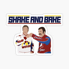 Moes chicken shake and bake. Shake N Bake Stickers Redbubble