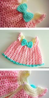 This delightful pattern will teach you two unique crochet stitches. The Best 30 Free Crochet Baby Dresses