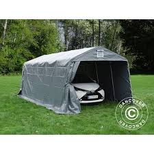 Tente Abri Voiture Garage Pro 3 3x6x2 4m Pvc Gris Dancover Portable Garage Outdoor Shelters Tent