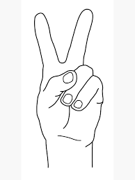 More images for how to draw a peace sign hand easy » Drawing Peace Sign Hand Drawing Step By Step