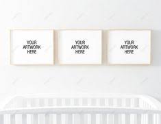 Nursery Frame Mockup 3 Panel Frame Mockups Nursery Frames Poster Frame