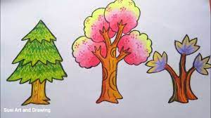 Disini kami telah mengumpulkan berbagai macam gambar buah yang tentunya menarik untuk disimak. Cara Mewarnai Gradasi Pohon Dengan Crayon Oilpastel Youtube