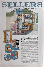 1920 sellers kitchen cabinet ad