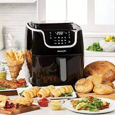 PowerXL 7-qt 10-in-1 1700W Air Fryer Steamer with Muffin Pan Black -  Walmart.com