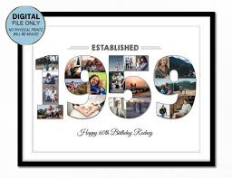 60 60 Geburtstag Geschenk 60 Geburtstag Foto Collage 60 Geburtstag Geschenk Ideen 1959 Foto Fotocollage Birthday Photo Collage Birthday Gift Photo Birthday Collage