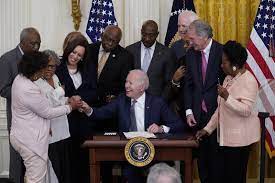 But the push to make juneteenth a federal holiday has seen some setbacks. Xhx52s6sno9u7m