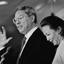 Republicans wanted Colin Powell to run for president in 1996, but he  declined