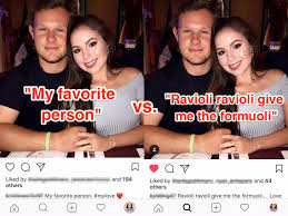 Do i unpack just to repack again? Couples Share Their Hilariously Different Instagram Captions
