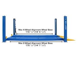 Atlas® 414A 14,000 Lbs. Commercial Grade 4 Post Auto Lifts