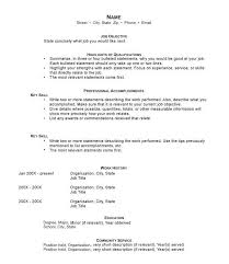 Here is a suggested template for the first job resume. How To Write A Resume