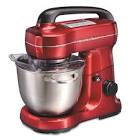 63395 Stand Mixer, Metallic Red Hamilton Beach