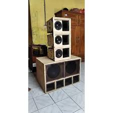 Miniatur sound gantung box atas dan subwoofer + speaker. Miniatur Sound System Shopee Indonesia