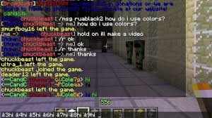 They will also work on any server that is . Minecraft Code Colors