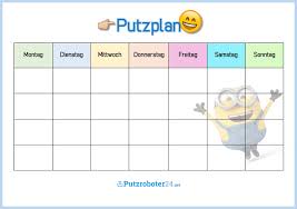 Sie ist vorbereitet für den normalen haushalt. Putzplan Vorlage 8 Putzplane Fur Paare Wgs Singles Familien
