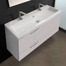Acf bathroom vanities buying guide. Acf Ans39 Glossy White Bathroom Vanity New Space Nameek S